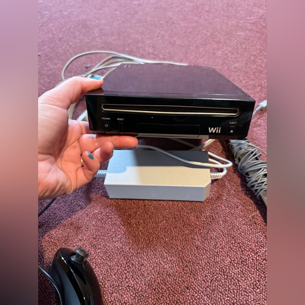 Nintendo Wii Console in Black